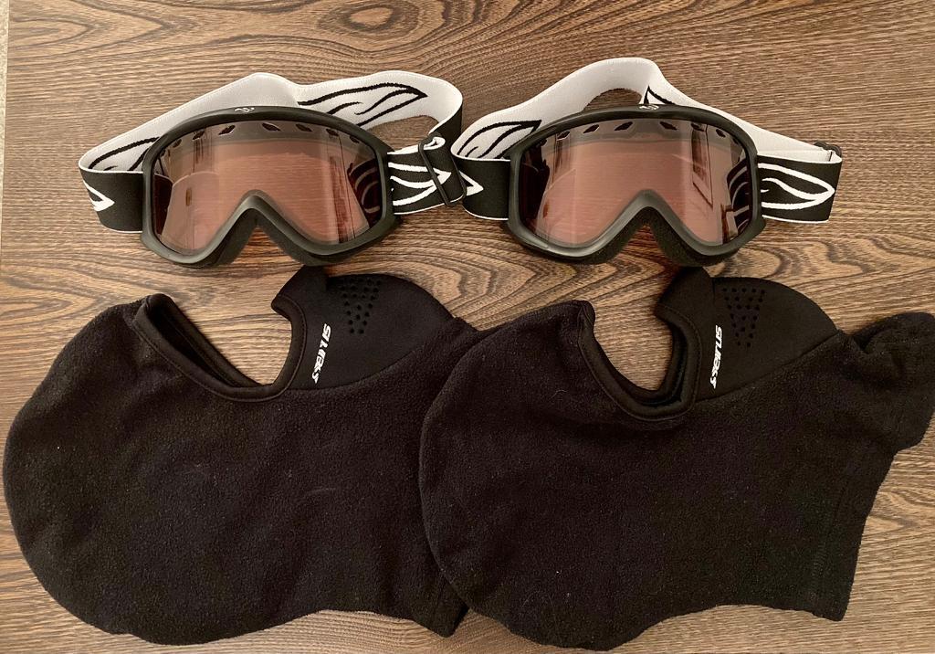 ski goggles used